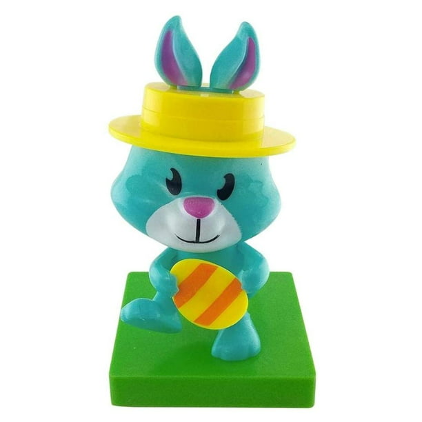New Solar-Powered Dancing Easter Blue  Bunny
